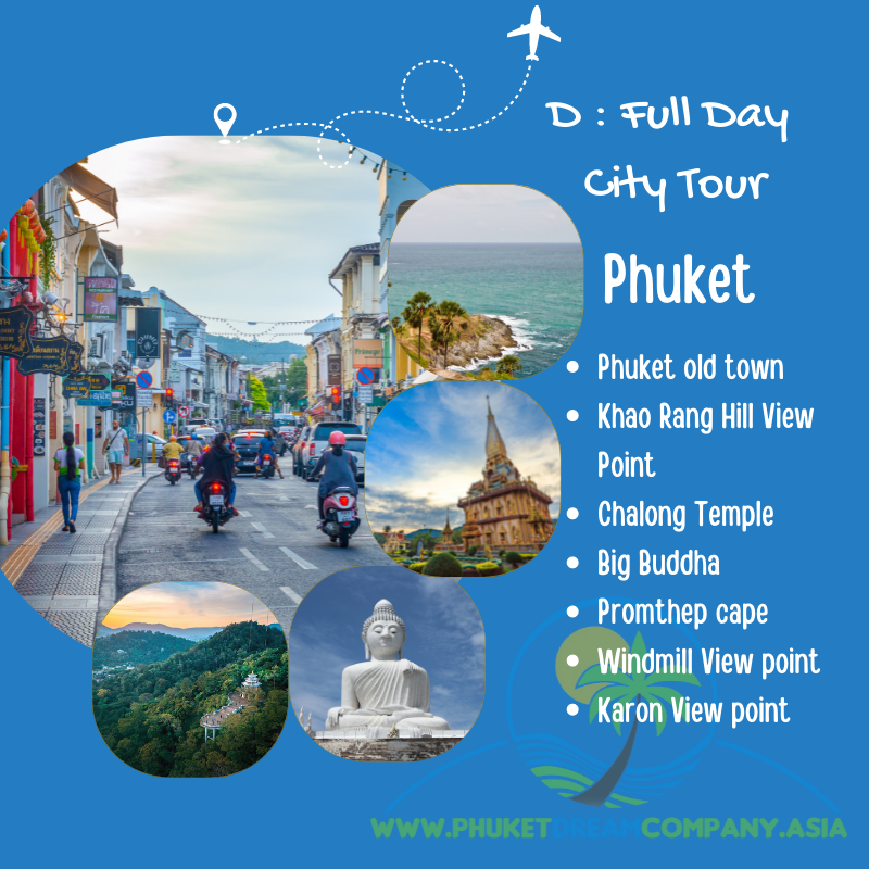 D Phuket full day private driver city tour sightseeing