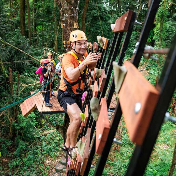 Khao Lak - Adventure Jungle Zipline 14 Platforms Sky Rock